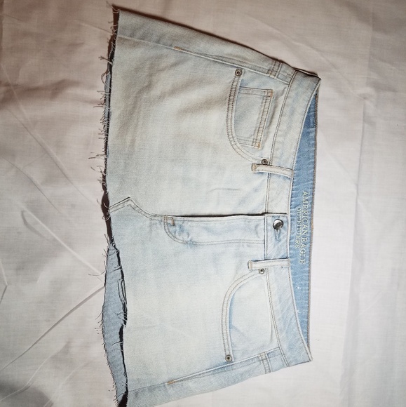 American Eagle Brand Denim Mini Skirt - Picture 8 of 8